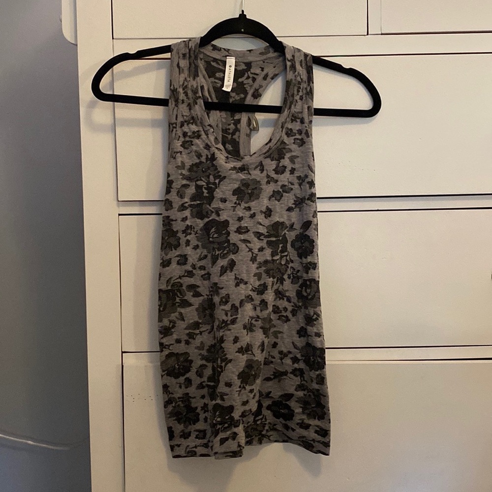 Athleta Momentum Spacedye Printed Tank